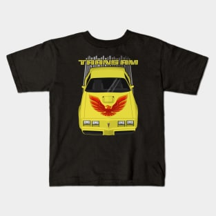 Firebird Trans Am 79-81 - yellow and orange Kids T-Shirt